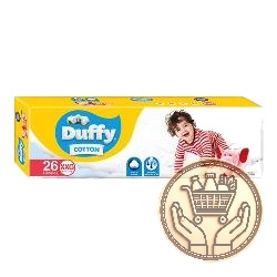 pañales duffy cotton hiperpack xxg 26uni