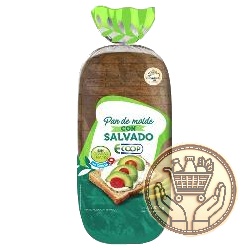 pan de molde con salvado ecoop 600grs