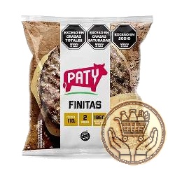 hamburguesas paty finitas x2 110grs