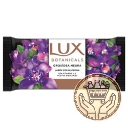 jabón en barra lux orquídea negra 120grs