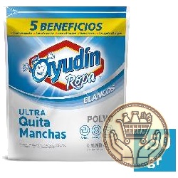 quitamanchas ayudin ropa blanca polvo 450grs