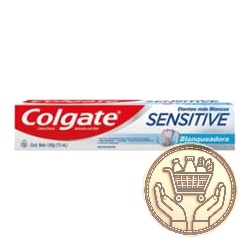 pasta dental colgate sensitive blanqueador flúor 100grs