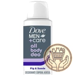 desodorante corporal dove men care all body deo fig & suede aerosol 150cm3