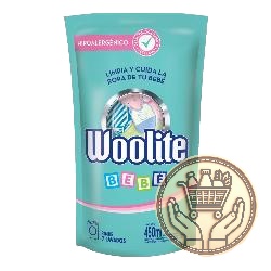jabón líquido woolite ropa bebé 450cm3