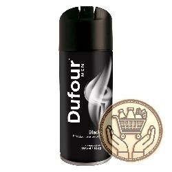desodorante dufour black aerosol 155cm3