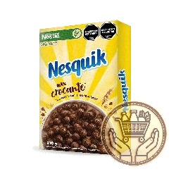 cereal nesquik más crocante sabor chocolate 210grs