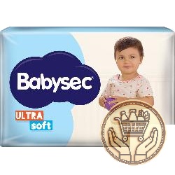 pañales babysec ultrasoft g 8uni