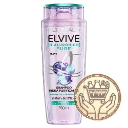 shampoo elvive hialurónico pure 750cm3
