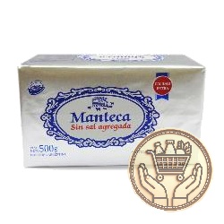manteca primer precio sin sal agregada 500grs