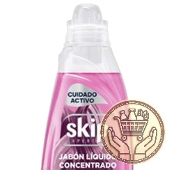 jabón líquido concentrado skip para ciclo corto cuidado activo botella 800cm3