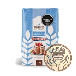 harina de trigo leudante cooperativa 1000grs