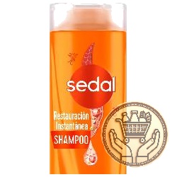 shampoo sedal restauración instantánea 340cm3