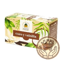 té hierbas del oasis coco y vainilla x20 40grs