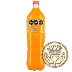 agua saborizada aquarius naranja 1500cm3
