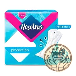 protectores diarios nosotras respirable 15uni
