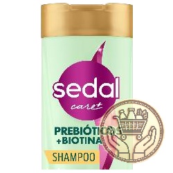 shampoo sedal prebióticos+biotina 340cm3