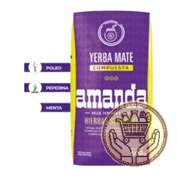 yerba mate amanda compuesta con hierbas serranas 500grs