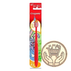 cepillo de dientes colgate niños +2años extra suave 1uni