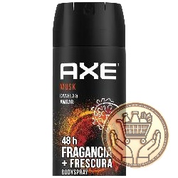 desodorante axe musk canela & ambar aerosol 230cm3