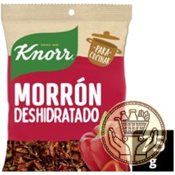 morrón deshidratado knorr 75grs