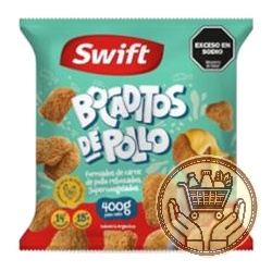 bocaditos de pollo swift congelados 400grs
