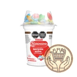yogur la serenisima nutrición activa natural con confites pote 164grs