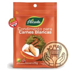 condimento alicante para carnes blancas 25grs