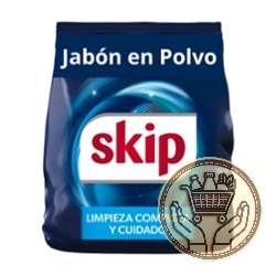 jabón en polvo skip bio-enzimas baja espuma 2500grs