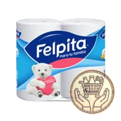 papel higiénico felpita hoja simple 120mts