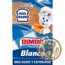pan de molde bimbo blanco chico 400grs