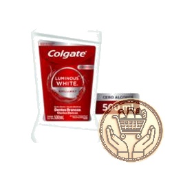 enjuague bucal colgate luminous white 500cm3