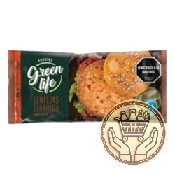 medallones de vegetales green life lentejas zanahoria x4 380grs