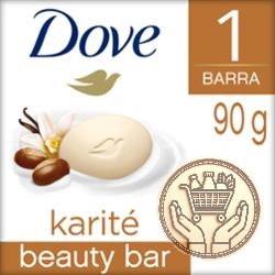 jabón de tocador dove karité y vainilla 90grs