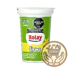 yogur descremado ilolay firme vainilla pote 190grs