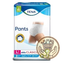 pañales para adulto tena clásico l 8uni