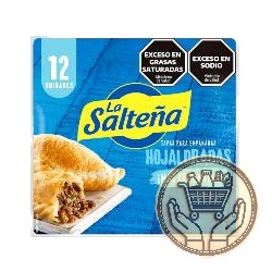 tapas para empanadas la salteña hojaldradas x12 330grs
