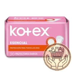 protectores diarios kotex esencial 20uni