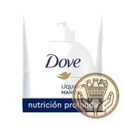 jabón líquido para manos dove nutrición profunda repuesto 220cm3