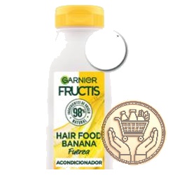 acondicionador fructis hair food banana 300cm3