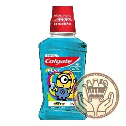 enjuague bucal colgate plax kids minions 250cm3