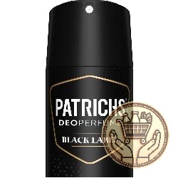 desodorante patrichs black label aerosol 150cm3