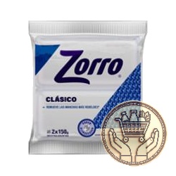 jabón blanco zorro clásico x2 300grs