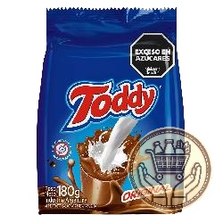 alimento en polvo a base de azúcar y cacao toddy 180grs
