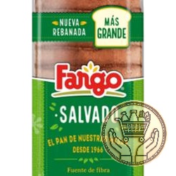 pan de molde fargo salvado 600grs