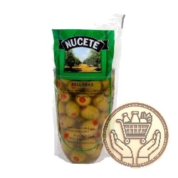 aceitunas verdes nucete rellenas 500grs
