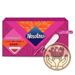 tampones nosotras super confianza-v 8uni
