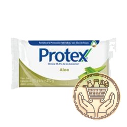 jabón de tocador antibacterial protex aloe x3 270grs