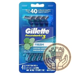 afeitadora descartable gillette prestobarba3 cool 4uni
