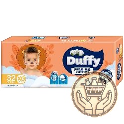 pañales duffy premium cotton xg 32uni