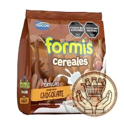 cereales formis tortugas sabor chocolate 145grs